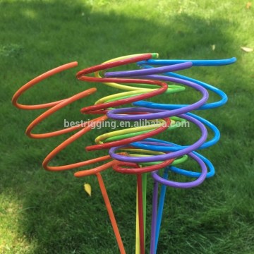 Colorful 6mm Metal Stakes Holder,Outdoor Beach Lawn Sand Wine Glass Holder / Beverage bottle Cans Holder Chinese supplier