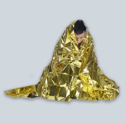 Waterproof Survival Silver Mylar Emergency Thermal Insulation Blanket