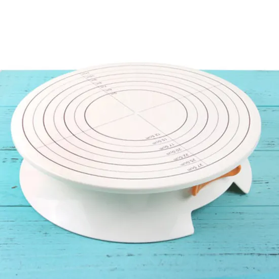 Chinese Supplier Hot Sale Plastic Rotating Cake Stand