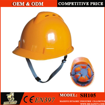 HDPE/ABS construction safety helmet with EN397