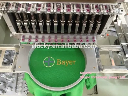 Two head commercial embroidery machine as good as feiya embroidery machine
