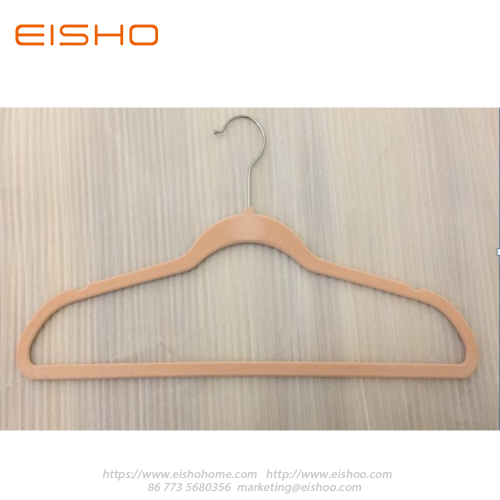 EISHO Premium Dusty Rose Samtaufhänger für Kleidung