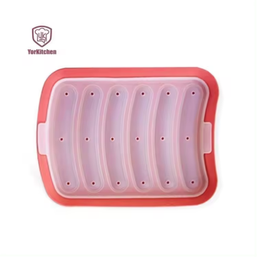 Baby Healthy Kitchen: Non-Stick Handmade Silicone Sausage & Hot Dog Mold for Oven and Microwave