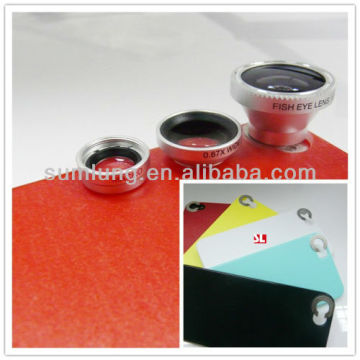Newest Design for iPhone4/4S Colorful cases for iPhone 4/4s with fisheye lens