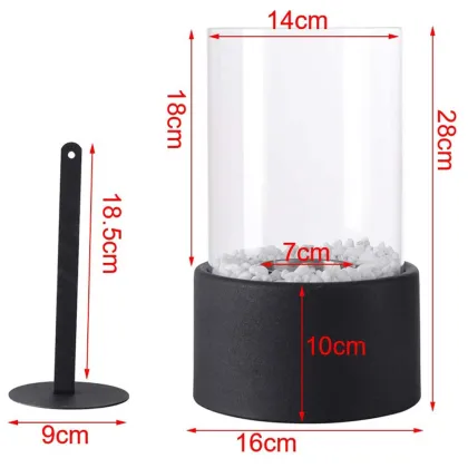 Ur-Health-fire Ethanol Table Fireplace Bio Fire Table Decorative Fireplace