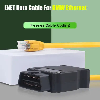 BMW ENET Coding Cable - ENET to OBD2 Diagnostic Interface for I-COM and F-Series
