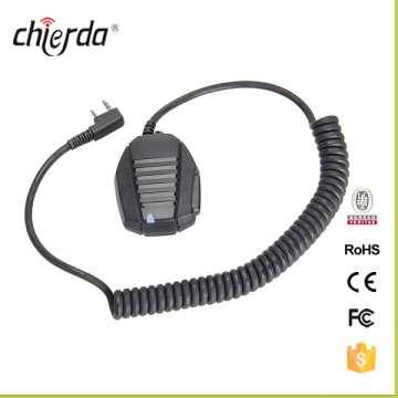 Customized black handheld car mobile radio speaker walkie talkie microphone