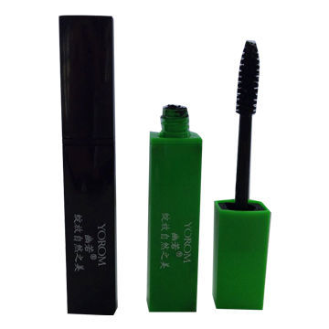 Mascara with rubber brush, eyebrow brush, transparent cover, customized designs are accepted