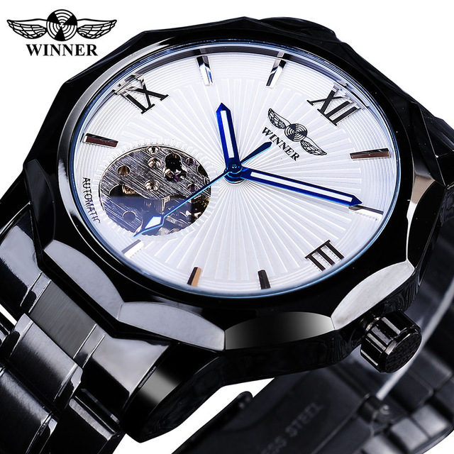 2024 Quality Stainless Steel Fashion Waterproof Men's Mechanical Luxury Dial Luminous Hands Watch
