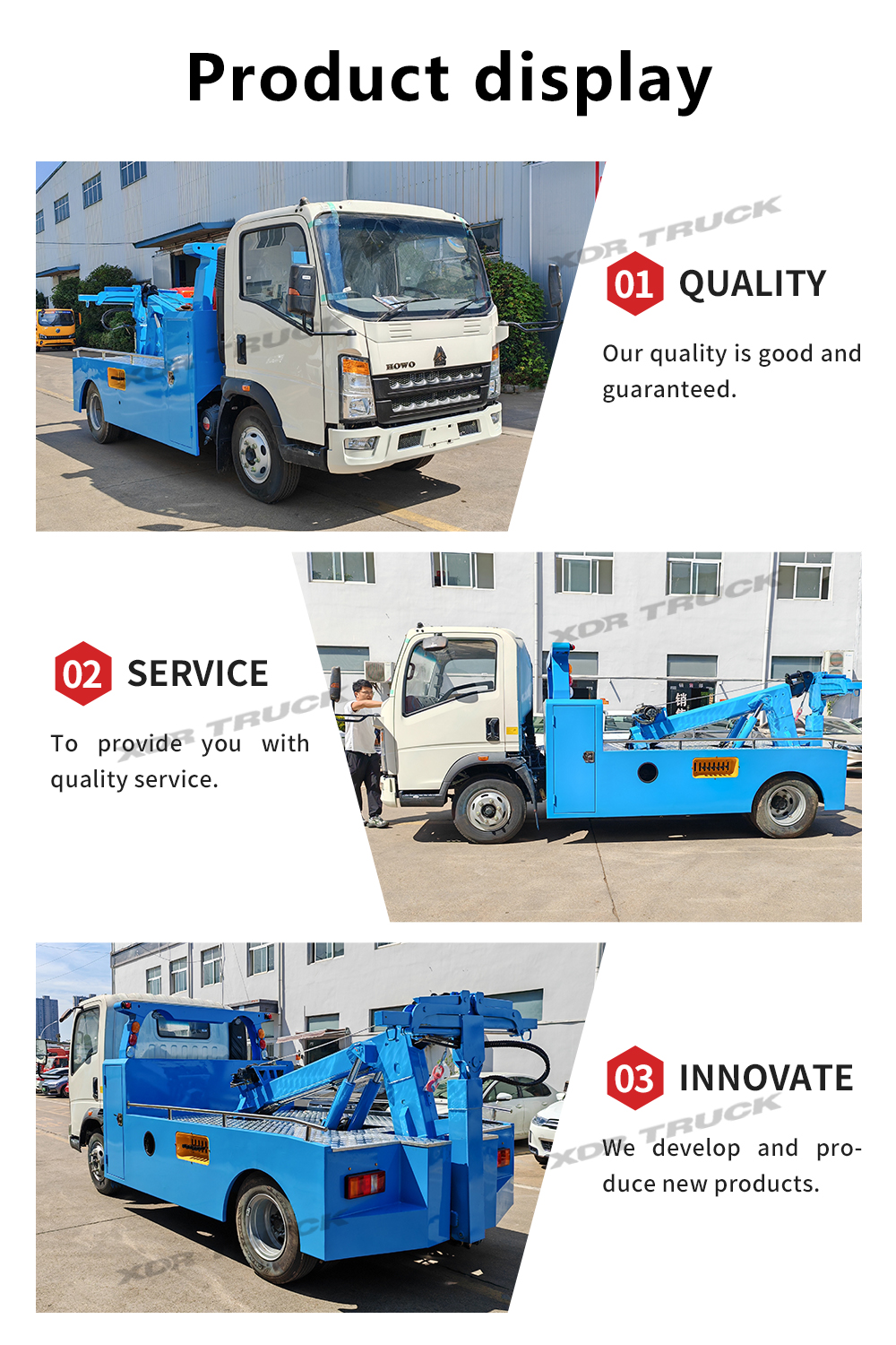 HOWO 3 TONS tow truck 4