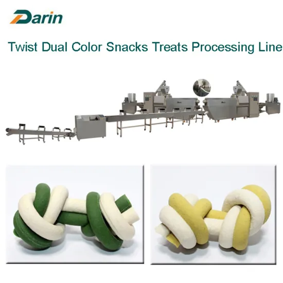 Dual Color Dog Snacks Treats Extruding Machine