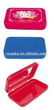 Pill case vith mirror