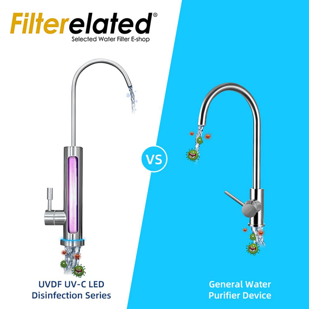 One-handle high Pressure uv ro faucet