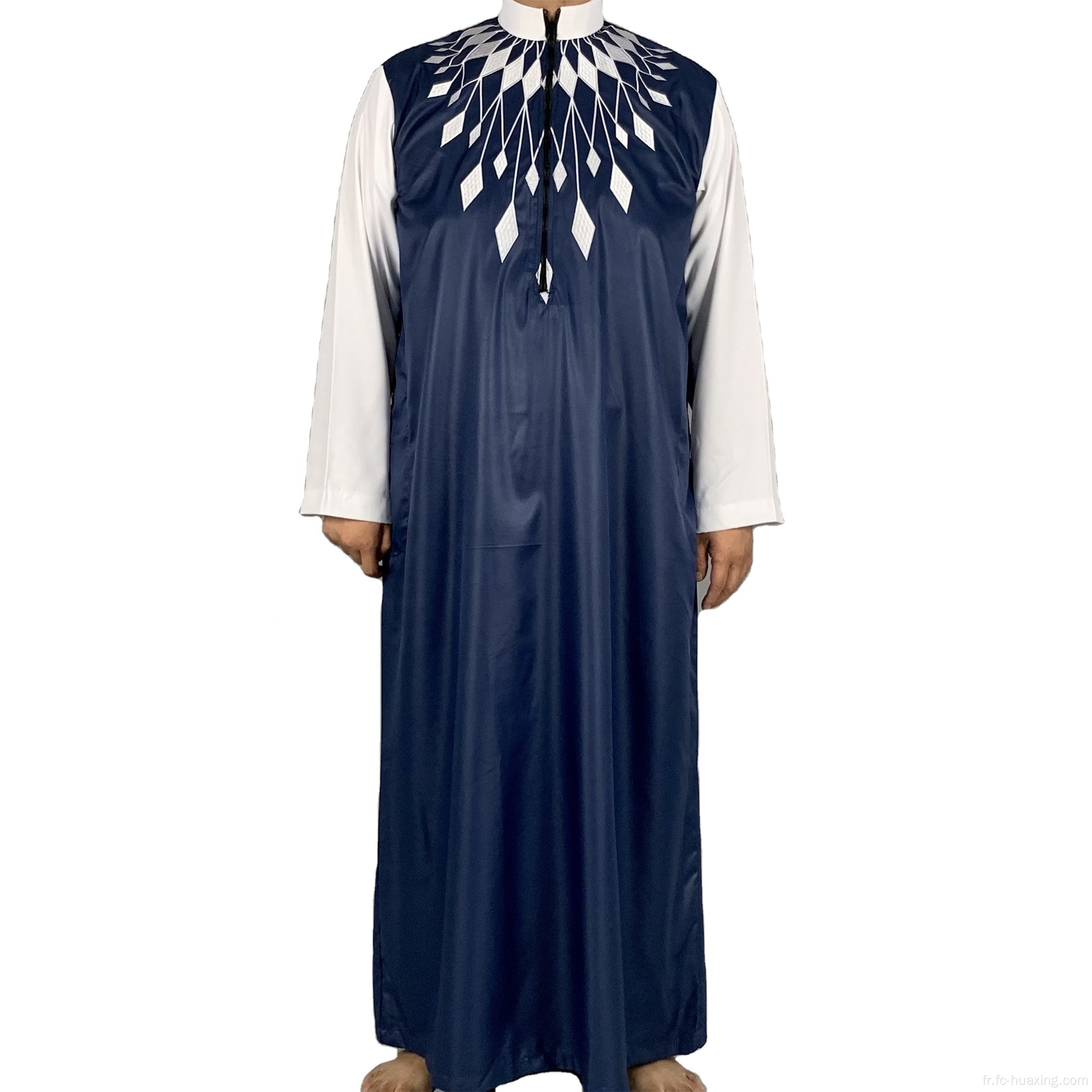 Africain thawb arabe robe thobe pour les hommes