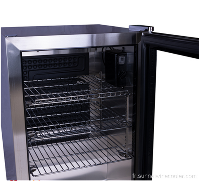 66L BBQ Refroiner Fridge en acier inoxydable en acier inoxydable