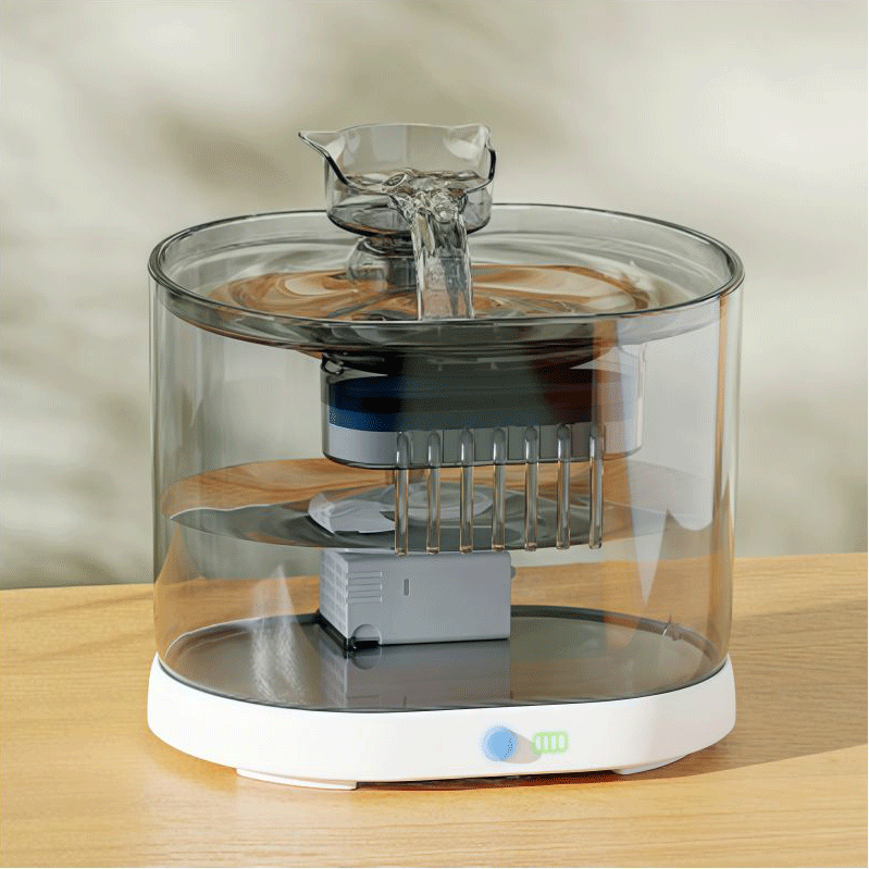 স্বয়ংক্রিয় রিফিল সহ স্মার্ট ওয়্যারলেস পোষা জল সরবরাহকারী