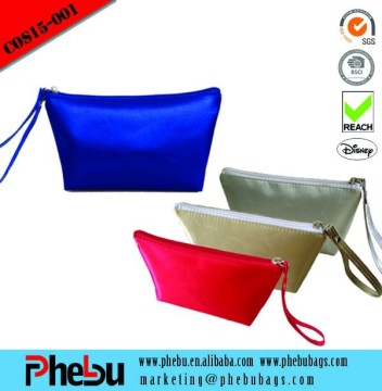 Fashion Microfiber cosmetic bag colourful ladie's vanity bag(COS15-001)