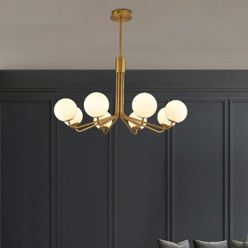 LED Copper Pendant Light for Living Room, Dining Room, and Bedroom
