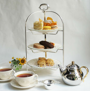 Chrome PE buffet plate holder