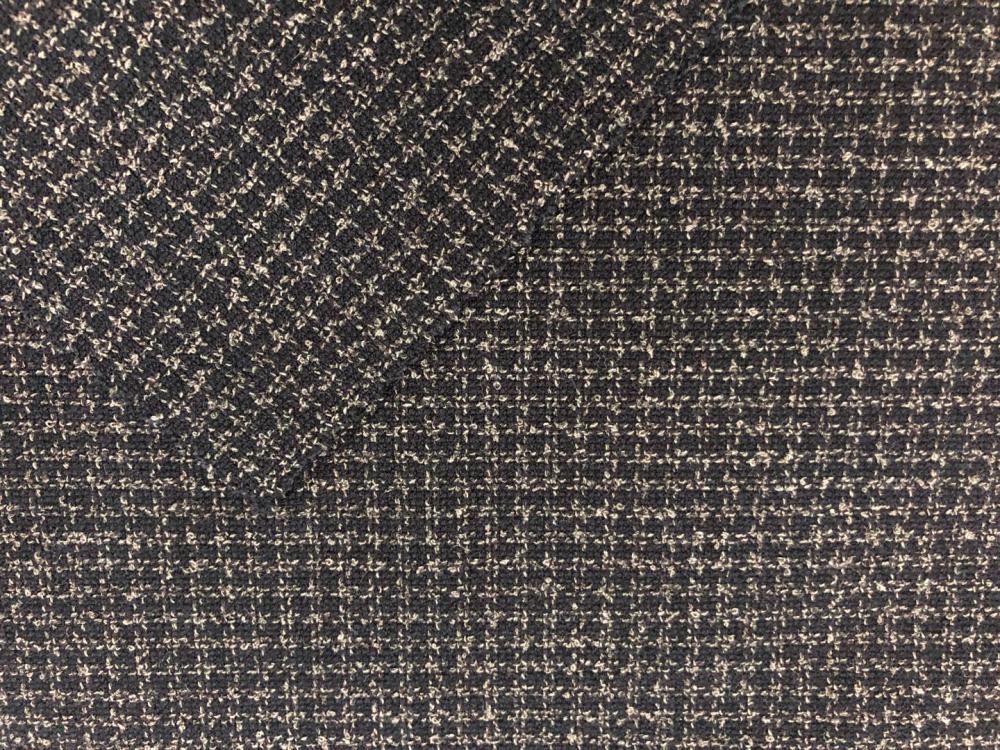 Plaid Polyester blended fabric