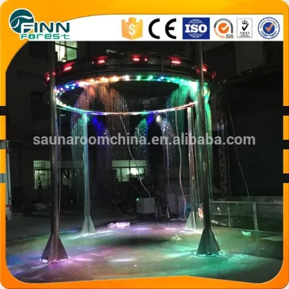 Daimeter 5m feng shui digital water clocks graphical waterfall curtain