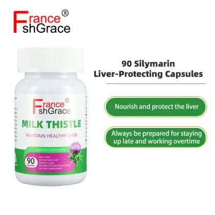 Organic Milk Thistle Supplement Supprort Liver Function