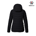 Chaqueta de mujer moderna con capucha con cremallera desmontable