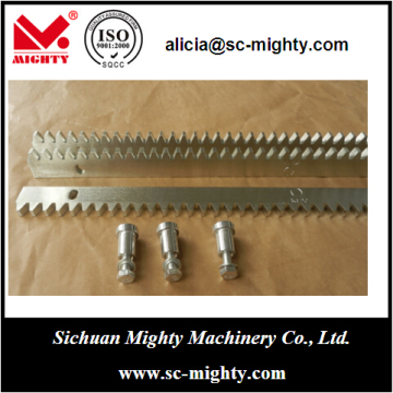 Plastic and steel rack gear 8x30X1000mm for gate automation