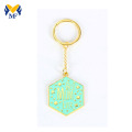 Custom Heart Shapes Die Cast Enamel Metal Keychain