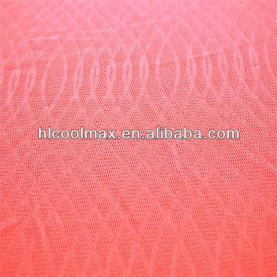 100%cooldry cool jacquard knitted mesh fabric