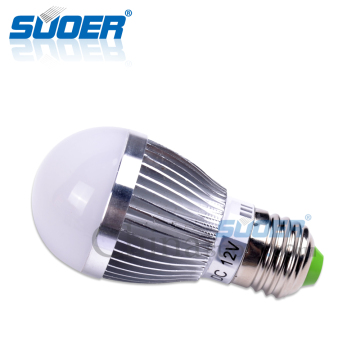 Suoer LED Bulb 3W Light Bulb 12V مع علبة الألومنيوم