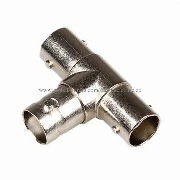 BNC three female connector, RoHS Directive-compliant