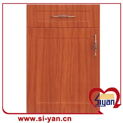 Decorative kitchen cabinet door plastic panels