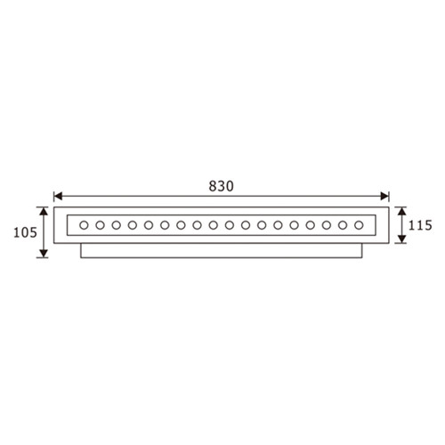 Exquisite Bright 18W LED Underwater LightofUnderwater 6-LED Light Ring For Fountain