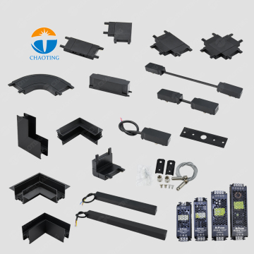 Flexible Woven Magnet Rail Track Lighting Accessories - Ultra Slim Magnetic Track Light Connector