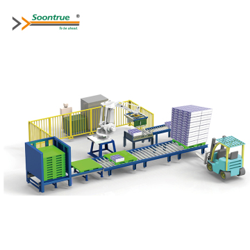  Soontrue Automatic Facial Tissue Production and Packaging Line with Robotic Palletizer System 