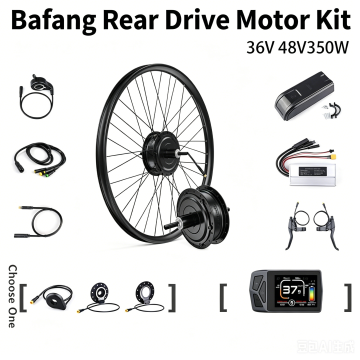 Bafang G020 Rear Cassette Hub Motor Wheel Kit 36V/48V 350W Quiet & Reliable E-Bike Conversion Kit for Bicycles & DIY Upgrades