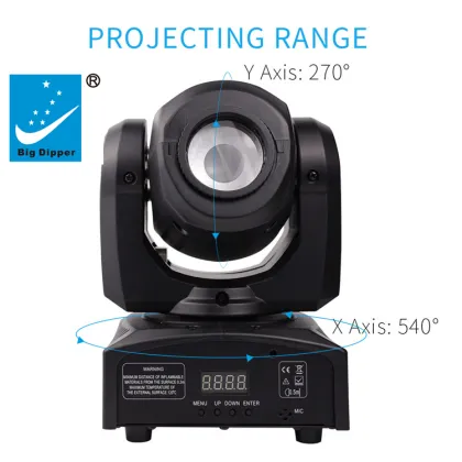 10W Mini Moving Head Stage Spot mini Moving 9/11 Channels 7 colors Mini LED Moving Head
