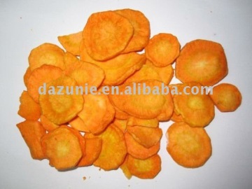 Low Temperature Vacuum Fried Carrot Chips