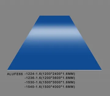 Glossy Patriotic Blue Aluminum Sheet Plate 1.6mm