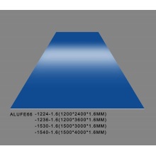 Błyszcząca patriotyczna niebieska blacha aluminiowa 1,6 mm