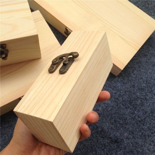 Custom Wooden Box Wholesale Unfinished Wooden Gift Box Factory