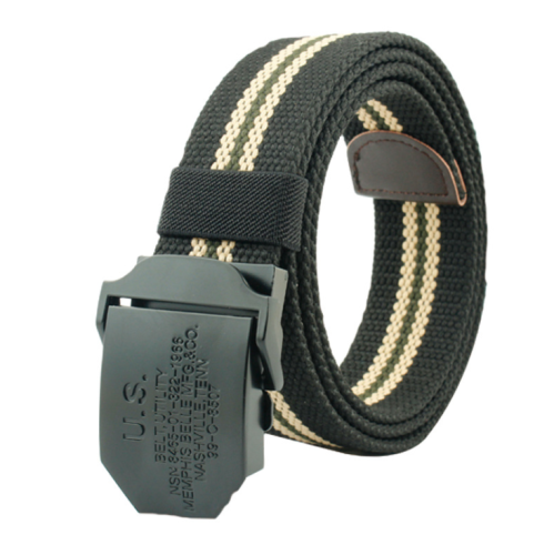 YZYW-0009,yiwu smooth buckle men's  and women's canvas belt