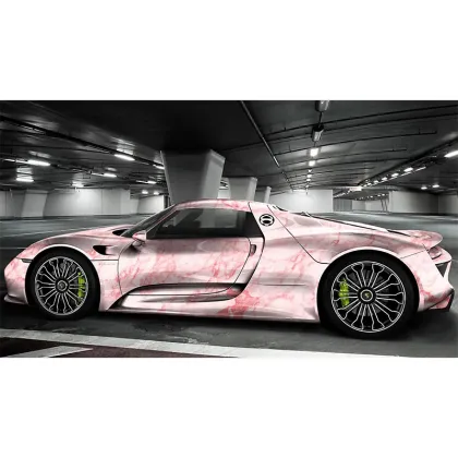 1.52*28m Size Marble Car Cover Vinyl Wrap Rolls - Widely Used