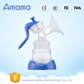Direct factory cheap good PP silicone adjustable single portable hand breast pump manual