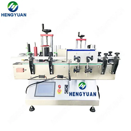 Desktop Automatic Round Bottle Labeling Machine | HYTB-150S-D Self-adhesive Label Applicator