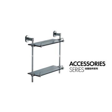 Double glasses shelf with bracket(XGA8154)