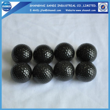 2 layers bulk black golf ball