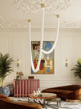 Contemporary Style Decoration Hotel Lobby Acrylic Chandelier