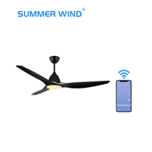 Modern Simple Style Electrical Abs Blades Ceiling Fan